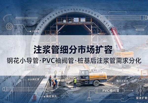 萧县注浆管细分市场扩容，隧道钢花小导管、PVC 袖阀管、桩基后注浆管需求分化