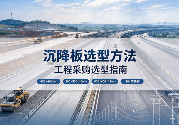 萧县沉降板选择方法